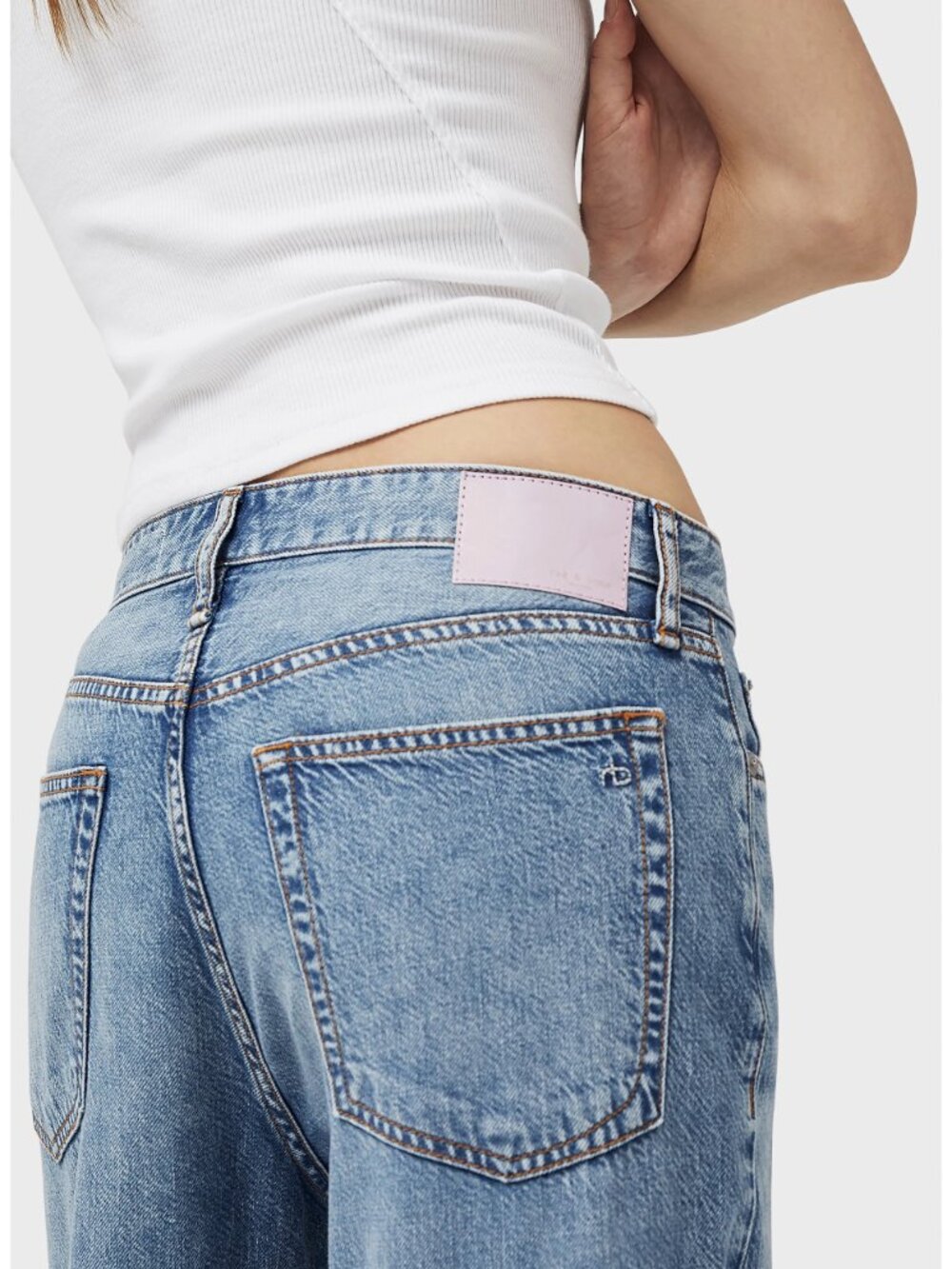 rag & bone Logan Mid Rise Featherweight Jeans - size 25 - Picture 6 of 12